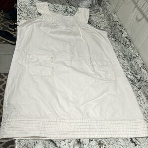 White cotton Axcess dress